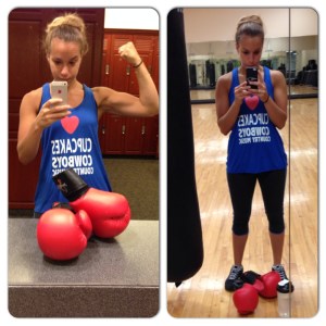 First official gym selfie before building season